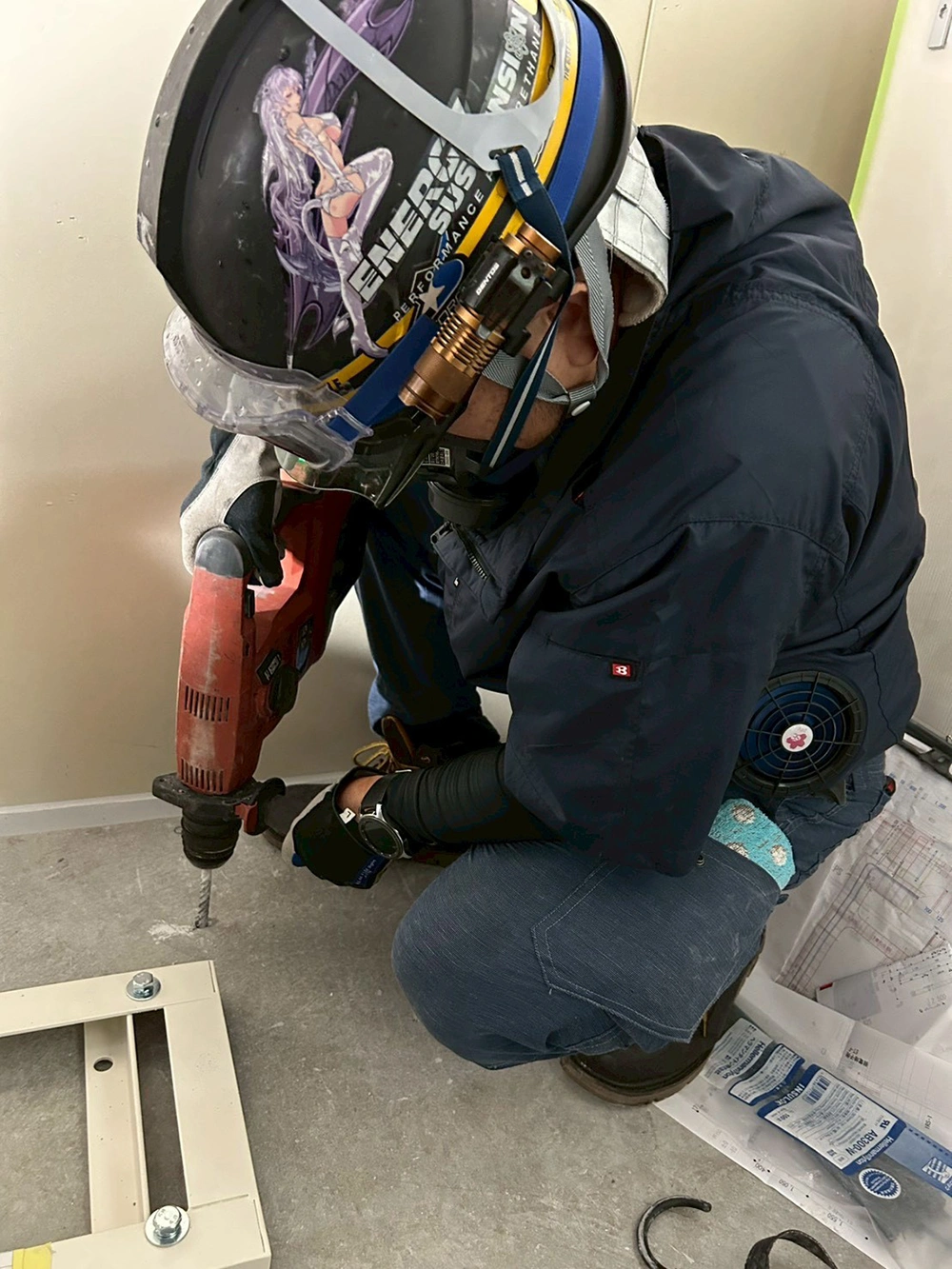 アンカー引抜実例