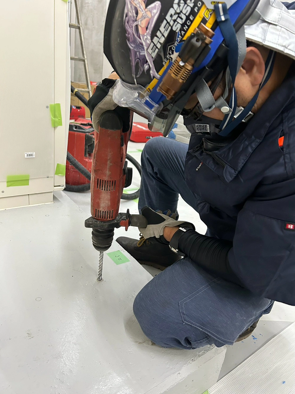 アンカー引抜実例