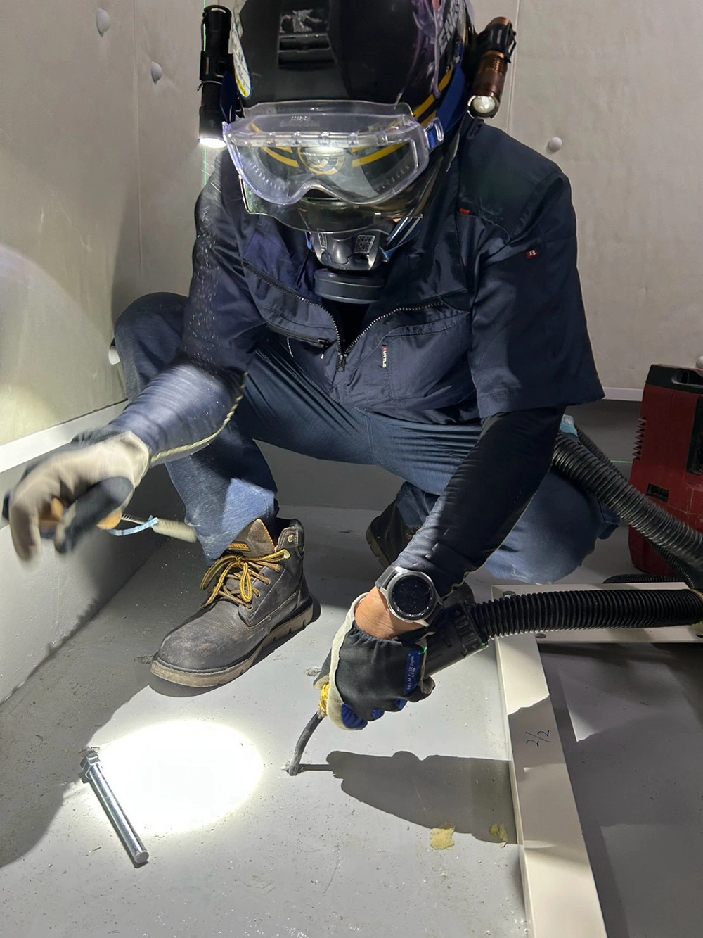 アンカー引抜実例