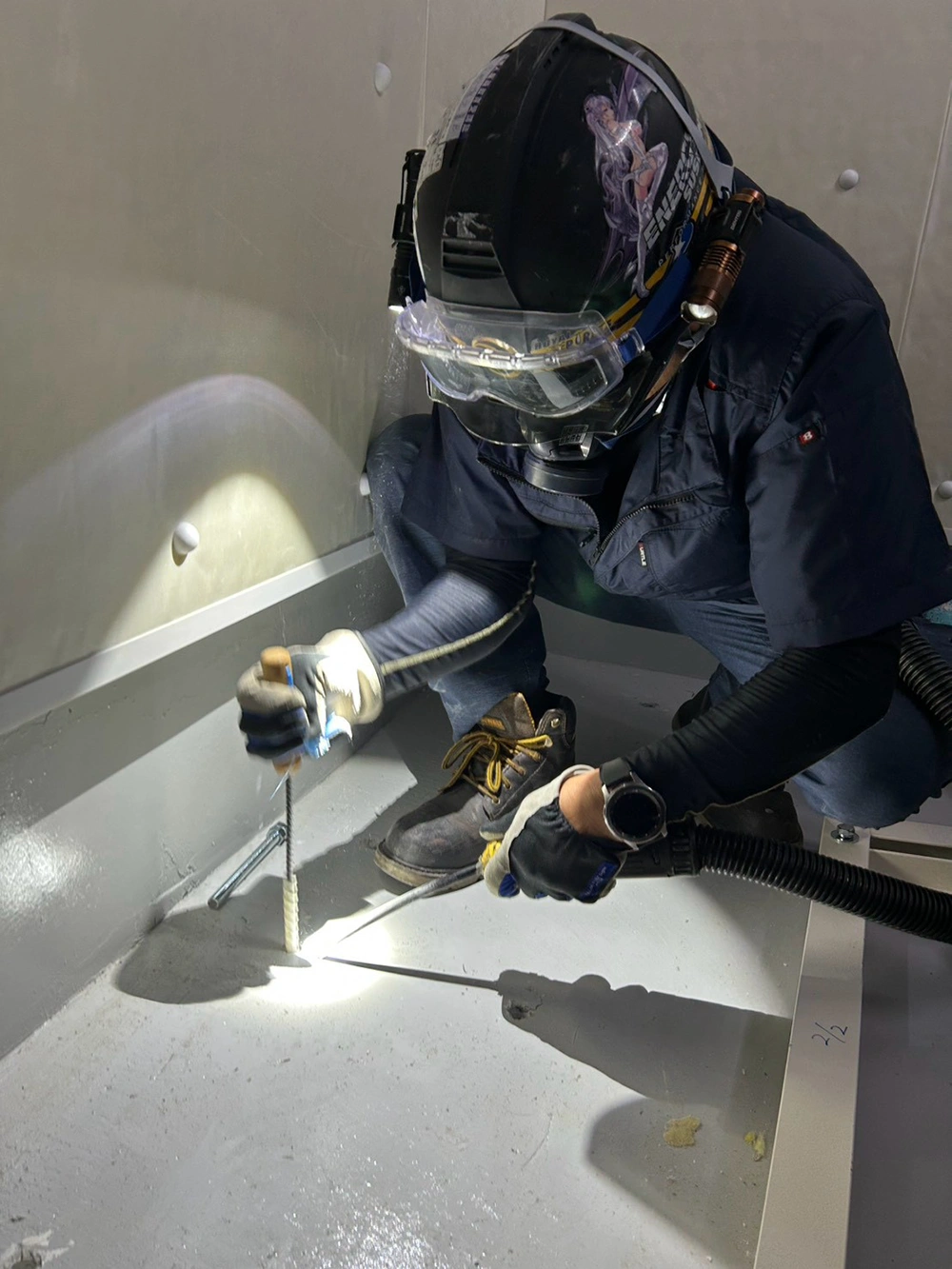 アンカー引抜実例